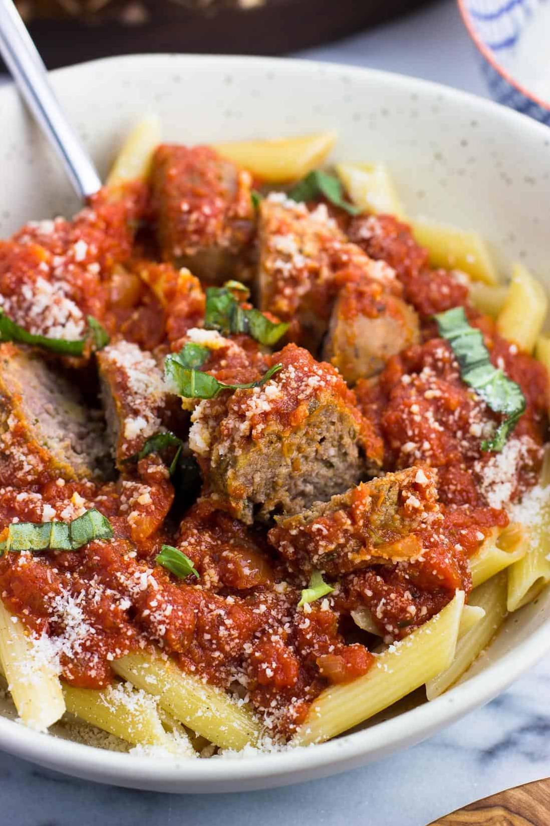  You can't buy happiness, but you can make these meatballs and sausage in Chianti sauce, and that's pretty close